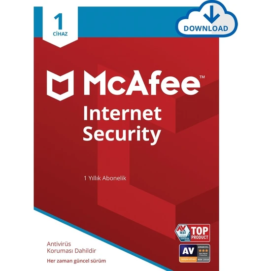 Mcafee Internet Security 1 Pc 1 Yıl 2023 - Dijital Lisans