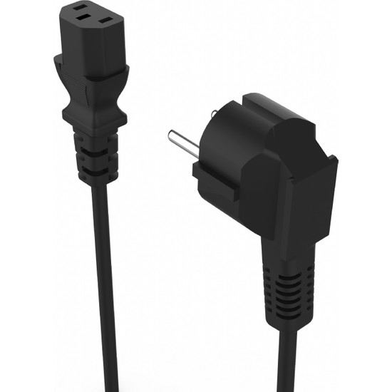 INCA IPW-33TP Verlängerungskabel – 3 Meter, 3x0,75 Mm², Schutzkontaktstecker (schwarz, 250V/10A)