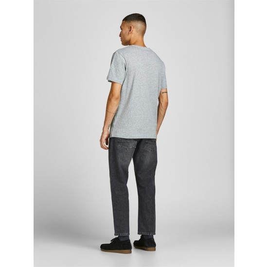 Camiseta Básica JACK & JONES Para Hombre - Manga Corta, Cuello Redondo, 100% Algodón, Corte Relajado