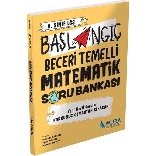 Muba Yayınları 8.sınıf Başlangıç Matematik Soru Bankas Kitabı