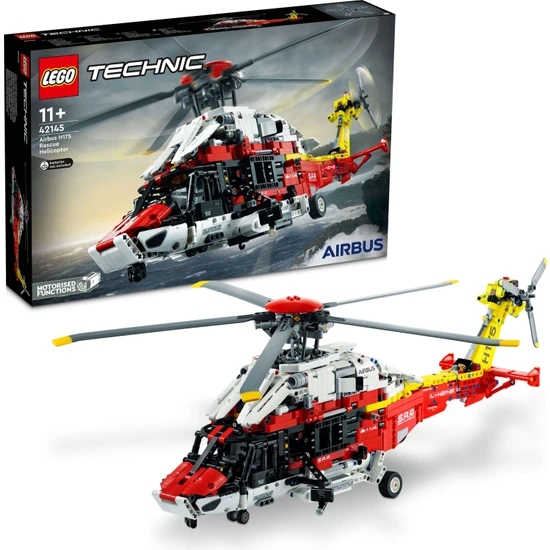 LEGO® Technic Airbus H175 Kurtarma Helikopteri 42145 - 11 Yaş ve Üzeri Çocuklara Helikopterin Nasıl Çalıştığını Öğreten Oyuncak Yapım Seti (2001 Parça)