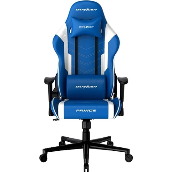 DxRacer Prince Serisi L Mavi Beyaz  Oyuncu Koltuğu