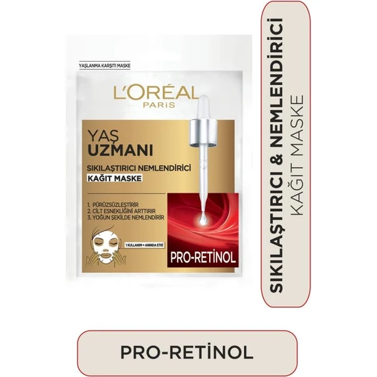 L'Oréal Paris Yaş Uzmanı Sıkılaştırıcı & Nemlendirici Kağıt Maske