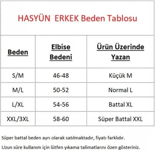 Hasyün Erkek Termal Uzun Don Içlik 602 - 1 Adet görsel 3