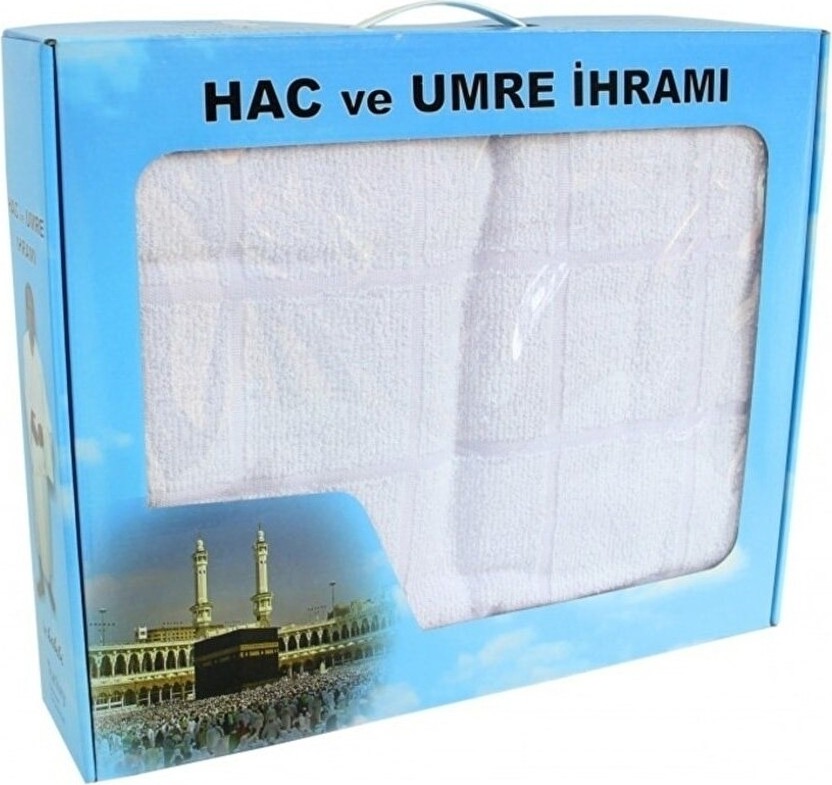 Berat Hac Ihram - Hac ve Umre Ihramı - Pamuk Ihram - Mikro Koton Ihram - 1 Adet