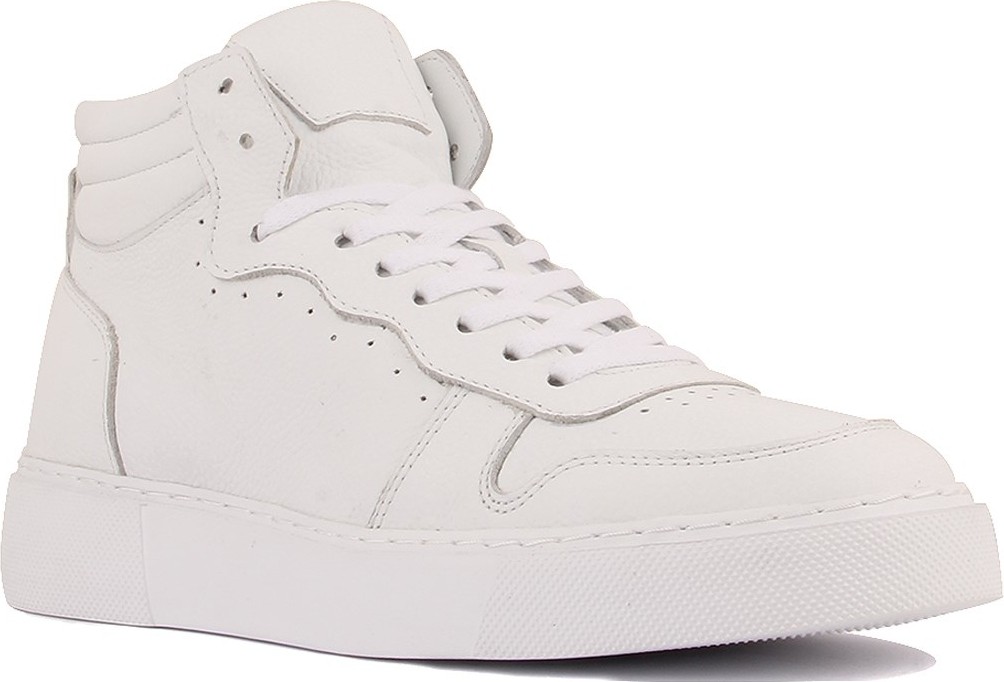 Sail Laker's - Beyaz Deri Bağcıklı Unisex Bot 102-8015-HE1065 görsel 5