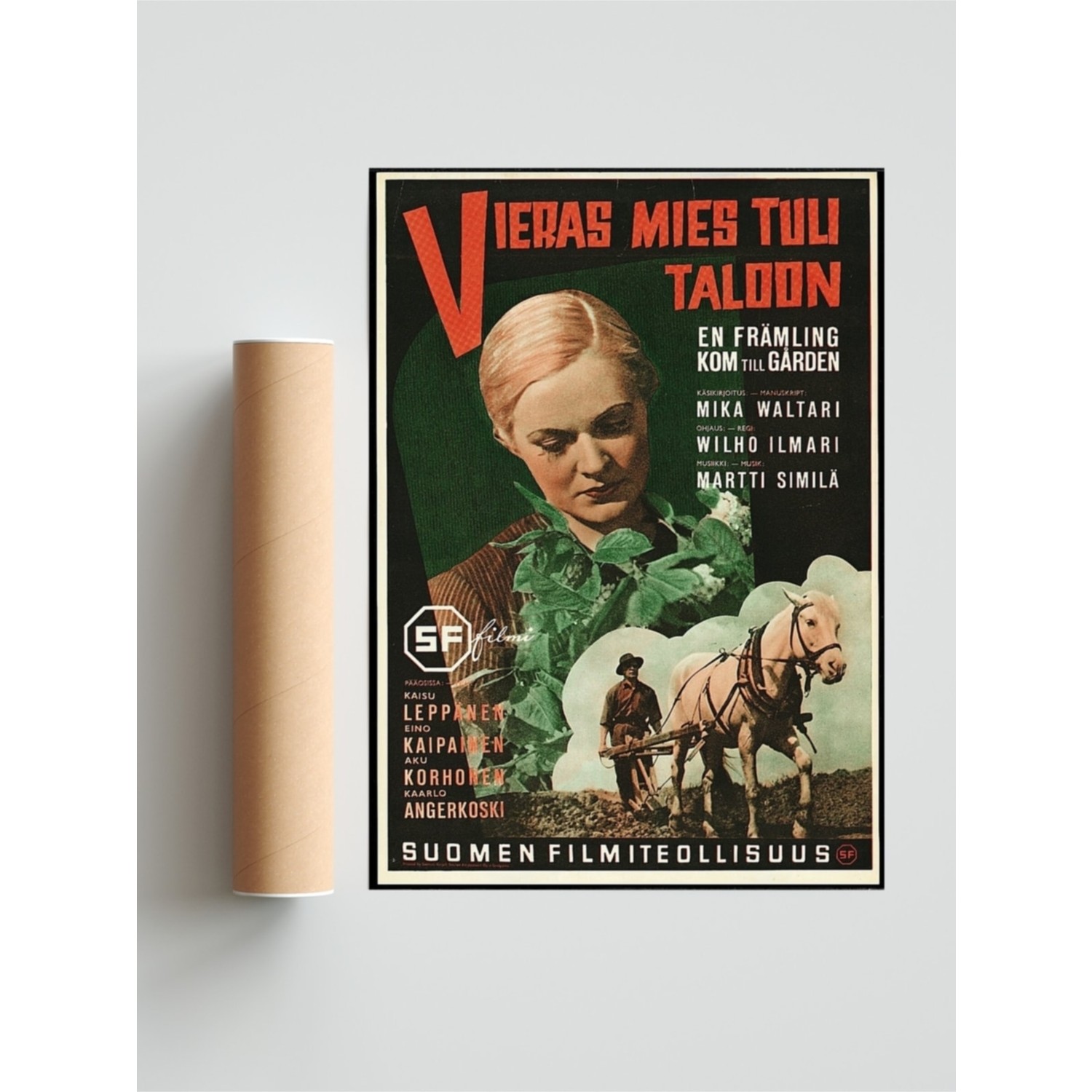 Fizello Vieras Mies Tuli Taloon Fince Poster Fiyatı