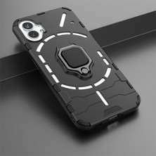 Qichengda Nothing Phone 1 Phone One Parmak Yüzükü Armor Zor Pc Shock Proof Koruma Mobil Telefon Davaları Cep Telefonu Kılıfları (Yurt Dışından)