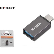 Hytech HY-XO10 Gümüş Metal Gövde USB F To Micro USB Çevirici