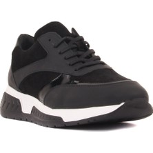 Saillaker’s - Siyah Süet Deri Bağcıklı Erkek Sneaker