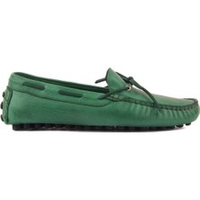 Sail Laker's - Yeşil Deri Erkek Loafer 101-3791-11169