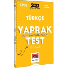 Yargı Yayınevi 2023 KPSS Türkçe Çek Kopart Yaprak Test
