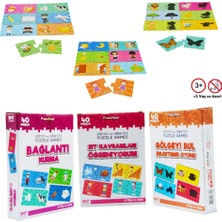 Piev Toys Park Bağlantı Zıt Kavramlar Gölgeyi Bul Öğreniyorum Eğitici Set 3 Lü