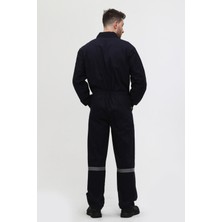 Mualta Işçi Tulumu 16/12 Lacivert Gabardin Boy Tulum