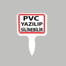 Pvc Yaz-Sil Tatlıcı Baharat Kuruyemişci Mini Tutar Etiketi 20 Li Pk