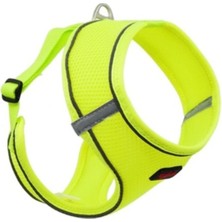 Tailpetz Step-In Neon-Sarı Göğüs Tasması-Xsmall