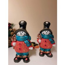 1001 Fırça Polyester Kardanadamlar Biblo 2'li Set