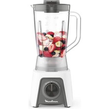 Moulinex Blendeo+ LM2C01 450W Cam Blender, 1.5l Kapasite, Paslanmaz Çelik, 2 Hızlı Blender, Buz Kıracağı, Zelkrom Dayanıklı Bıçaklar, Akıllı Kilit