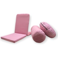 Meditasyon Sandalyesi (Backjack) & Bolster Minderi / Meditasyon Minderi 3'lü Set