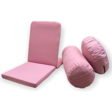 Meditasyon Sandalyesi (Backjack) & Bolster Minderi / Meditasyon Minderi 3'lü Set