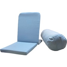 Meditasyon Sandalyesi (Backjack) & Bolster Minderi / Antibakteriyel Duck Kumaş - 2'li Set