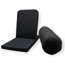 Meditasyon Sandalyesi (Backjack) & Bolster Minderi / Antibakteriyel Duck Kumaş - 2'li Set