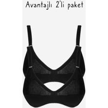 Ayyıldız 556 Siyah Sütyen 2li Paket