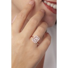 Modern Takı Karışık Baget Yüzük Modeli Modern Tasarım