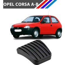 Moda Garage Opel Corsa A - B Debriyaj Fren Pedal Lastiği 2 Adetli Set