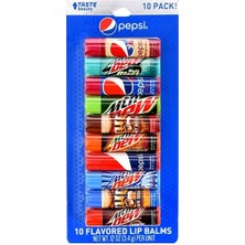 Pepsi Flavored Lip Balms 10 Pieces