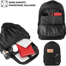 Vegmann VGM-030 Siyah - 15,6 Inç Dizüstü Bilgisayar Uyumlu Laptop Çantası Sırt Çantası