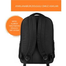 Vegmann VGM-030 Siyah - 15,6 Inç Dizüstü Bilgisayar Uyumlu Laptop Çantası Sırt Çantası