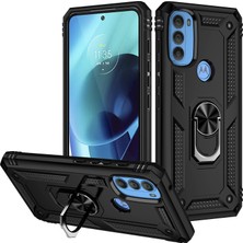 Eabhulie Motorola Moto G71 5g Için Çift Katmanlı I Kapaklı Yüzüklü Arkası Standlı Kılıf (Yurt Dışından)