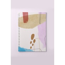 Co Notes  3'lü Spiralli Çizgisiz Defter Seti - Leaves Series A5 15X21CM