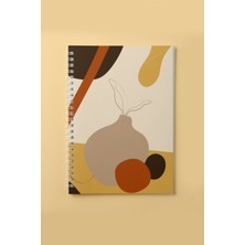 Co Notes  3'lü Spiralli Kareli Defter Seti - Autumn Series A5 15X21CM