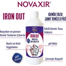 Novaxır Iron Out Demir Tozu Jant Temizleyici 5 Litre + 500 ML Konsantre Ph Nötr NVIR5L