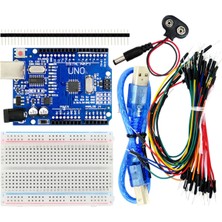 Roba Arduino Uno R3 Başlangıç Seti 70 Parça Breadboard Pil Kablo