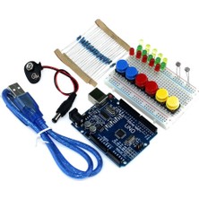 Roba Kutulu Arduino Uno R3 Başlangıç Seti 78 Parça Breadboard LED Ldr