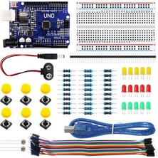 Roba Kutulu Arduino Uno R3 Başlangıç Seti 78 Parça Breadboard LED Ldr