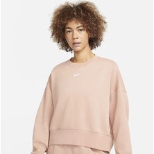 Nike Sportswear Collection Essentials Bol Kesimli Fleece Crew Kadın Sweatshirt