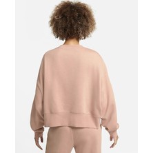 Nike Sportswear Collection Essentials Bol Kesimli Fleece Crew Kadın Sweatshirt