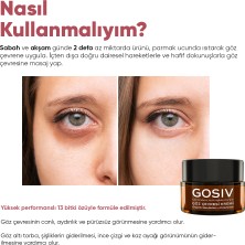 Gosıv Canlandırıcı ve Kırışıklık Karşıtı Göz Çevresi Kremi 15 ml