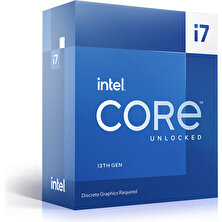 Intel Core i7 13700KF 3.40GHz 16 Çekirdek 30MB Önbellek LGA1700 Soket 10nm İşlemci - BX8071513700KF