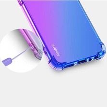 Aqua Aksesuar Xiaomi Redmi Note 8 Köşe Korumalı Şeffaf Darbe Emici Telefon Kılıfı