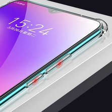 Aqua Aksesuar Xiaomi Redmi Note 8 Pro Köşe Korumalı Şeffaf Darbe Emici Telefon Kılıfı