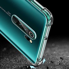 Aqua Aksesuar Xiaomi Redmi Note 8 Pro Köşe Korumalı Şeffaf Darbe Emici Telefon Kılıfı