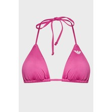 Emporio Armani Logolu Üçgen Bikini Üstü Bayan Bikini Üstü S 262421 2R300 05873
