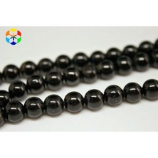 Yaşam Tohumu Turmalin Taşı Yarım Dizi 8mm (18CM Uzunluğundadır)