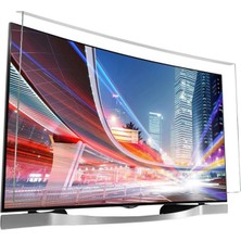 Bestomark Kristalize Panel Samsung 55JU6570 Tv Ekran Koruyucu Curved Ekran