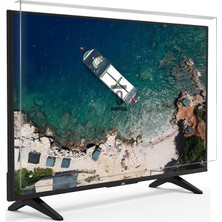 Bestomark Kristalize Panel Philips 58PUS8505 Tv Ekran Koruyucu Düz (Flat) Ekran